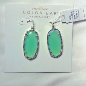 Kendra Scott Lee gold drop earrings NWT